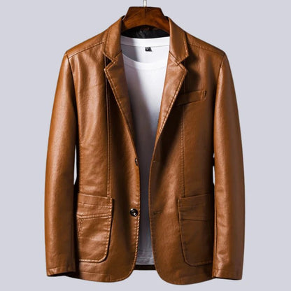 Harrison - Classic Leather Jacket - Aetheroza