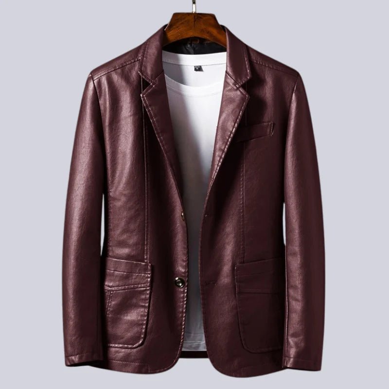 Harrison - Classic Leather Jacket - Aetheroza
