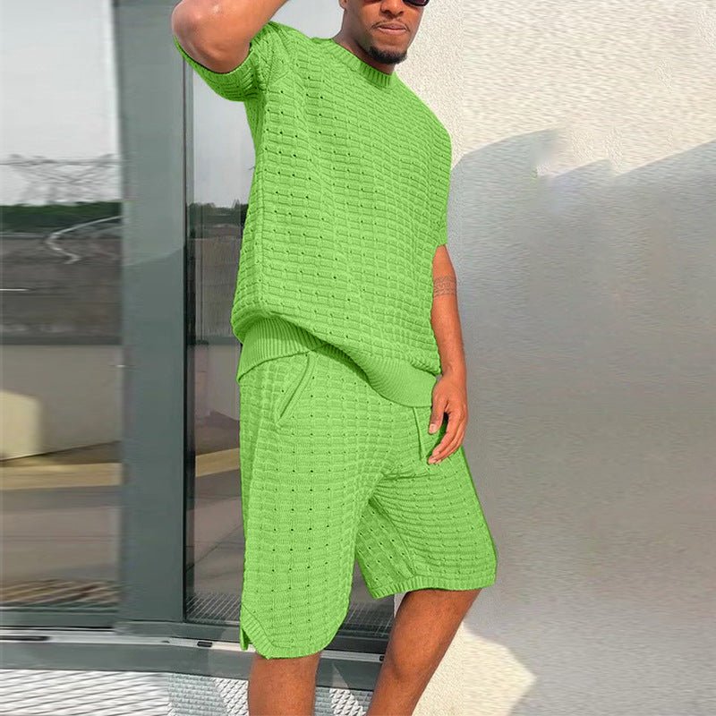 Men's Summer Shirt and Shorts Set (2 pcs) - Aetheroza